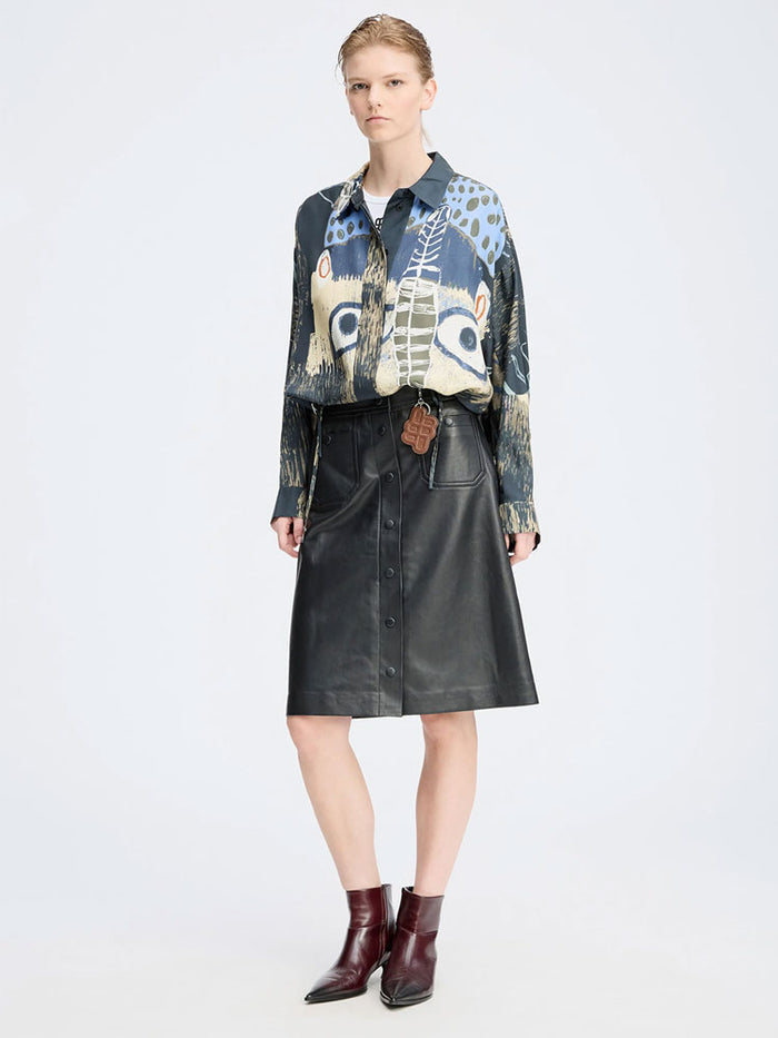 Munthe Losta Blouse Black Print