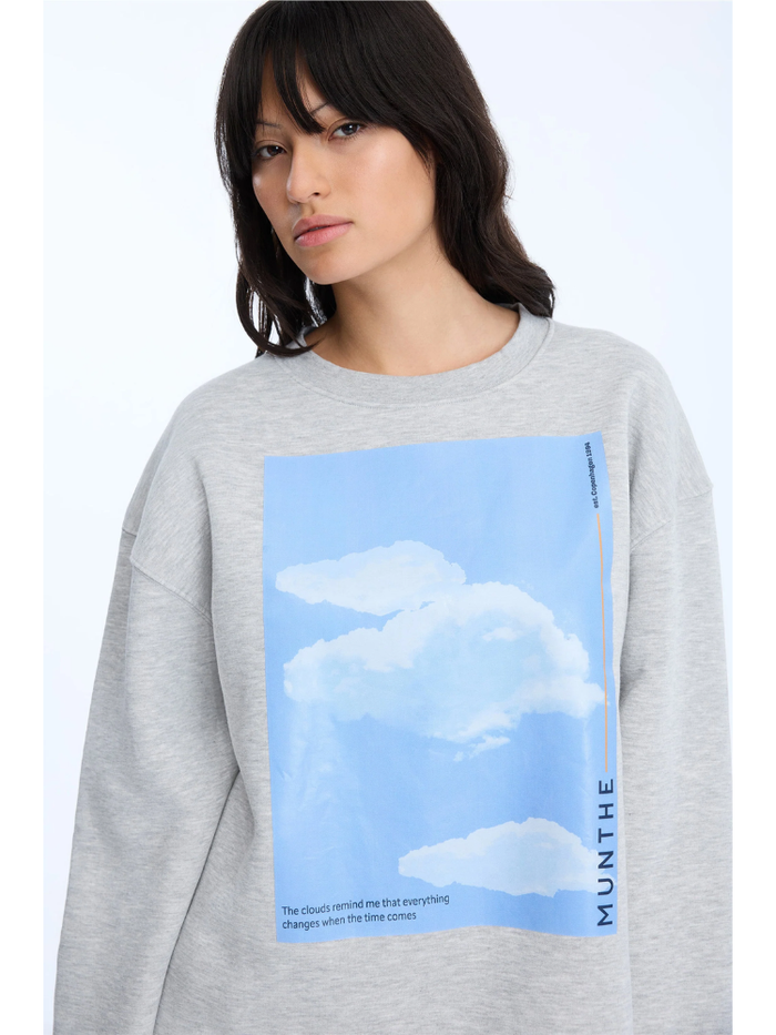 Munthe Nathan Top Light Grey