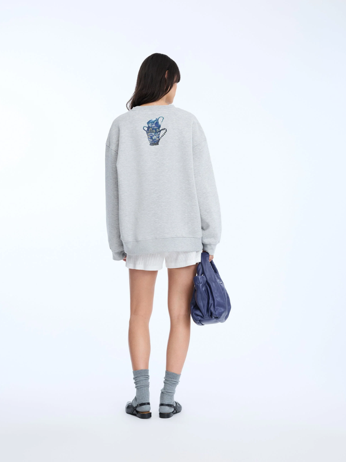 Munthe Nathan Top Light Grey