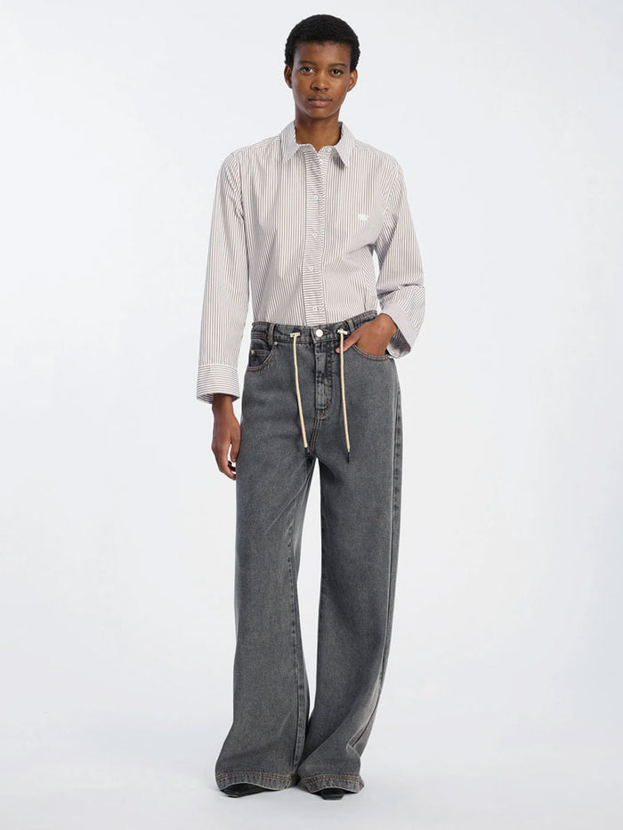 Munthe Obey Grey Drawstring Jeans