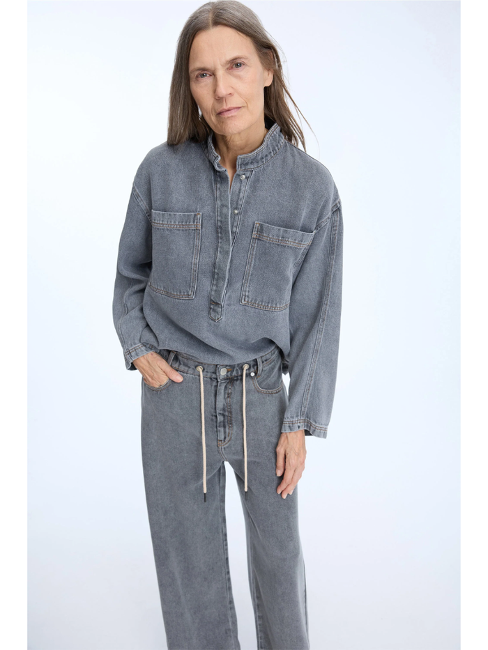 Munthe Tuxa Top Grey