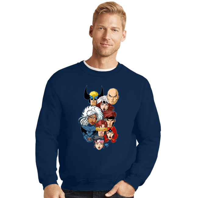 Crewneck Sweater, Unisex / Small / Navy