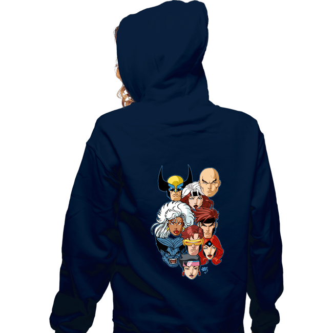 Zippered Hoodies, Unisex / Small / Navy