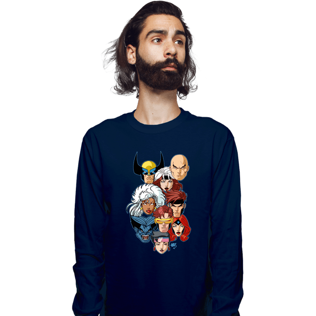 Long Sleeve Shirts, Unisex / Small / Navy