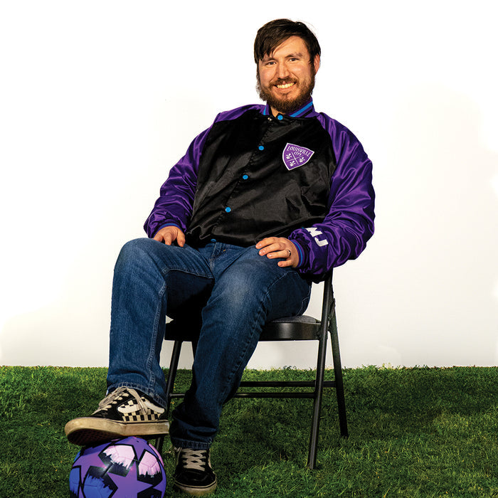 [ my morning jacket x louisville city fc ] satin jacket - Official League