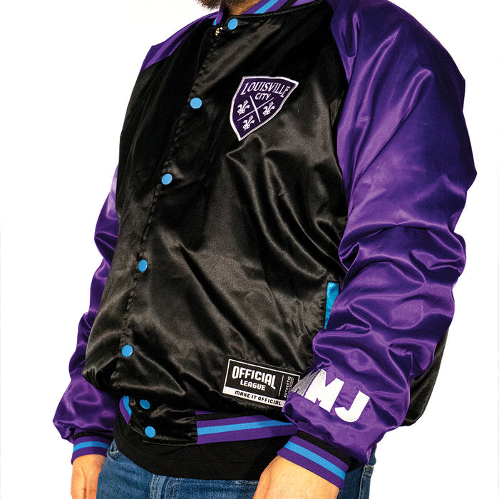 [ my morning jacket x louisville city fc ] satin jacket - Official League