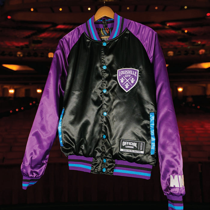 [ my morning jacket x louisville city fc ] satin jacket - Official League