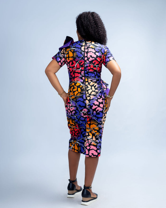 Nadia Women's African Print Dress