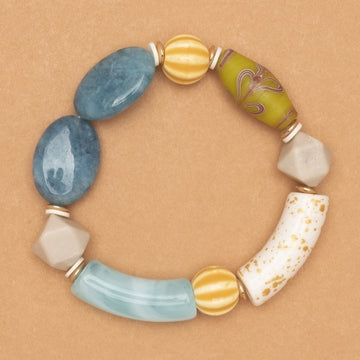Nakamol Chicago- Ivory Stone Bracelet