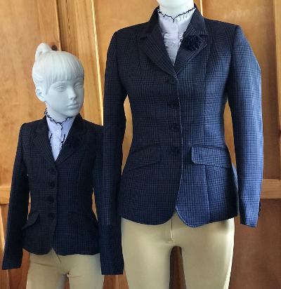 Navy (Two Toned) Tweed Stunning (NEW) Show Hunter Childs Jackets (542)