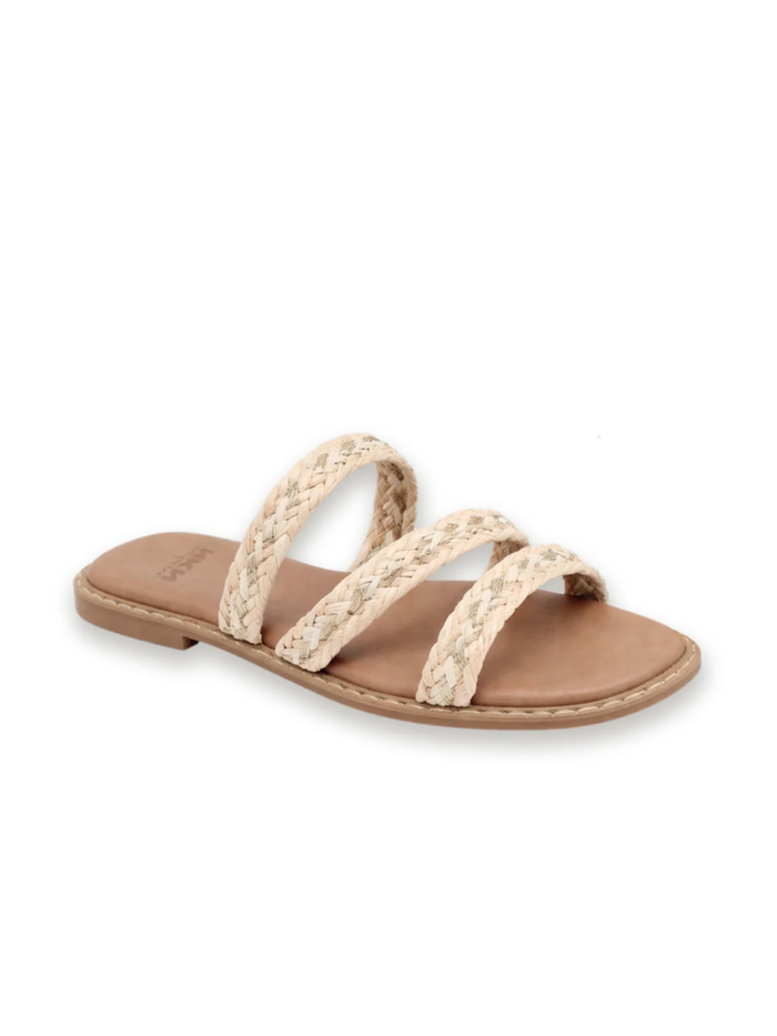 Nekane Woven Flat Sandal Natural