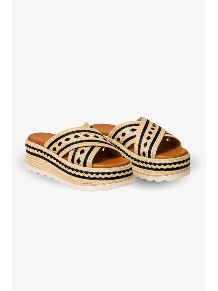Nekane Woven Platform Sandal Natural
