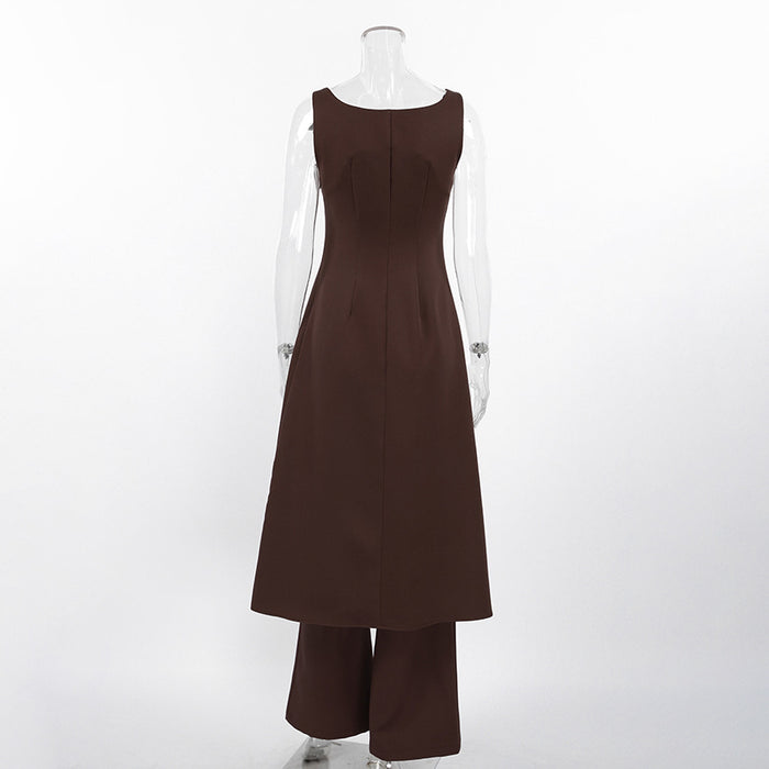 Nerro Co ord Set - Brown