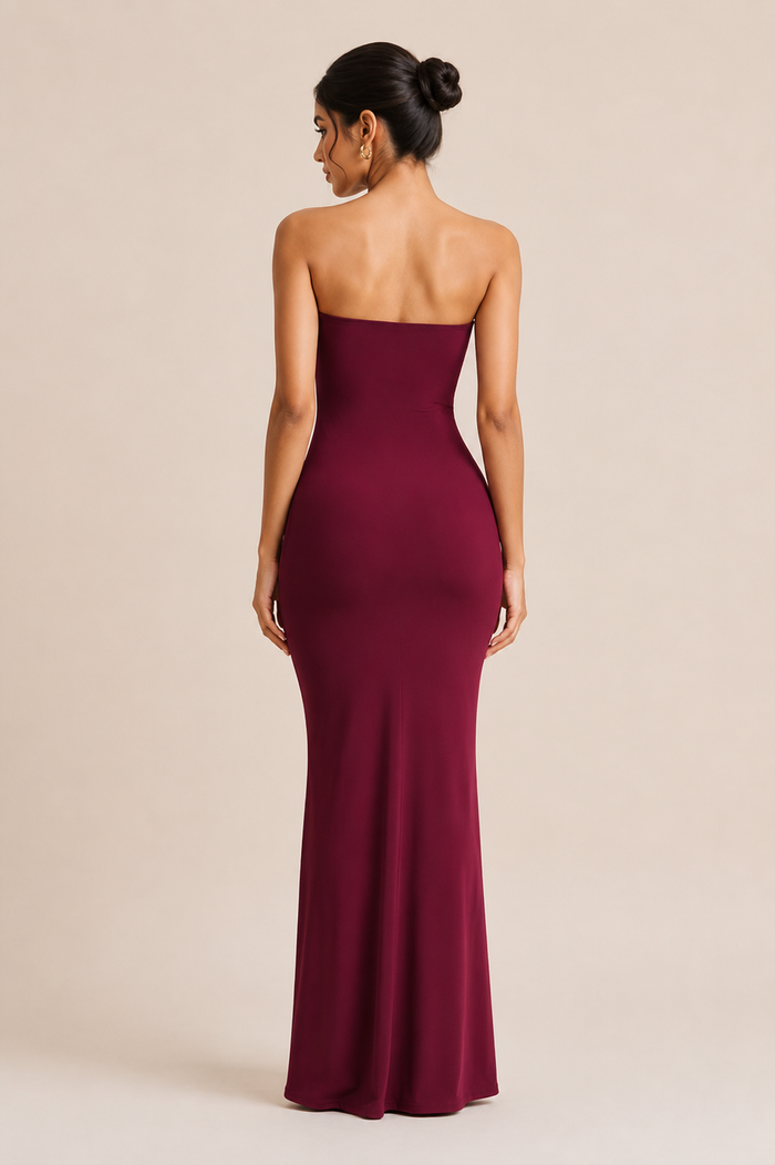 Nomy Maxi Dress - Maroon