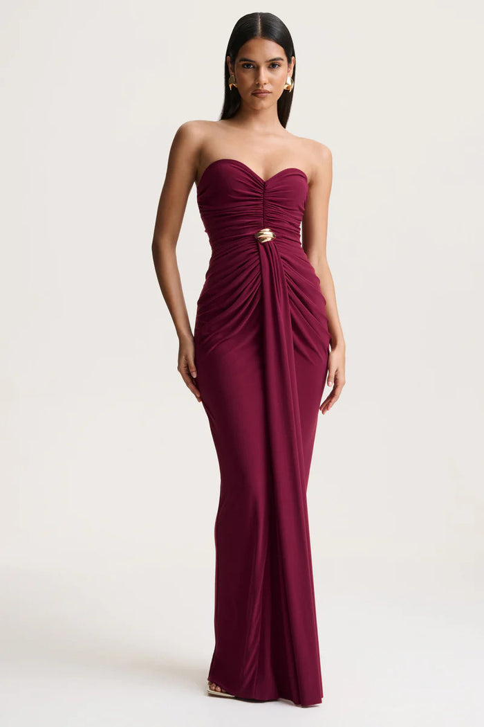 Nomy Maxi Dress - Maroon