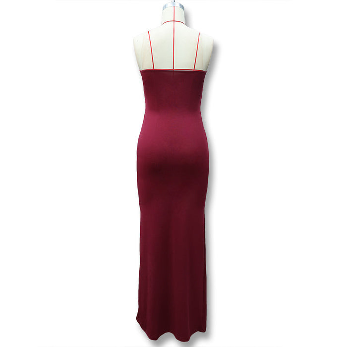 Nomy Maxi Dress - Maroon