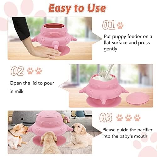 Nursing Puppy Milk Feeder Dog Bowls & Feeders Pet Clever