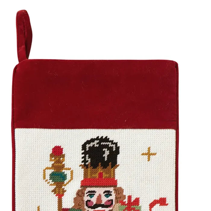 Nutcracker Needlepoint Stocking