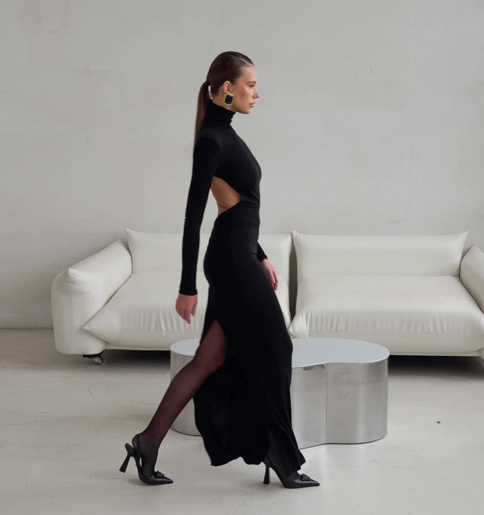 Nyra Maxi Dress - Black