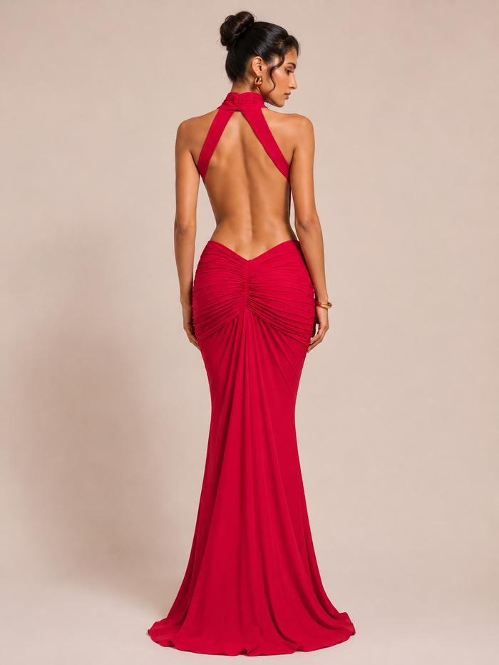 Nyxie Maxi Dress - Red