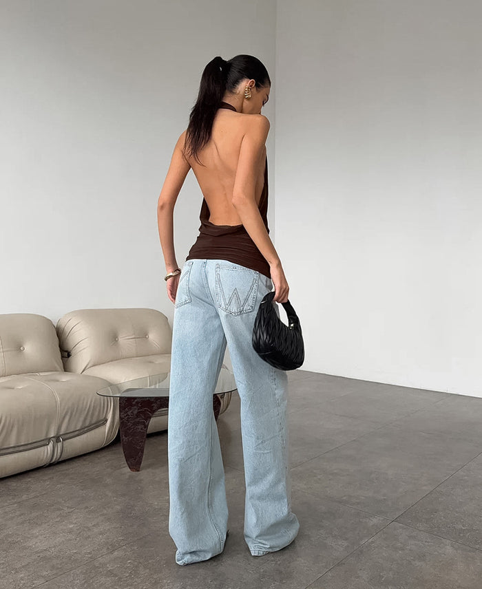 Octavia Top - Brown
