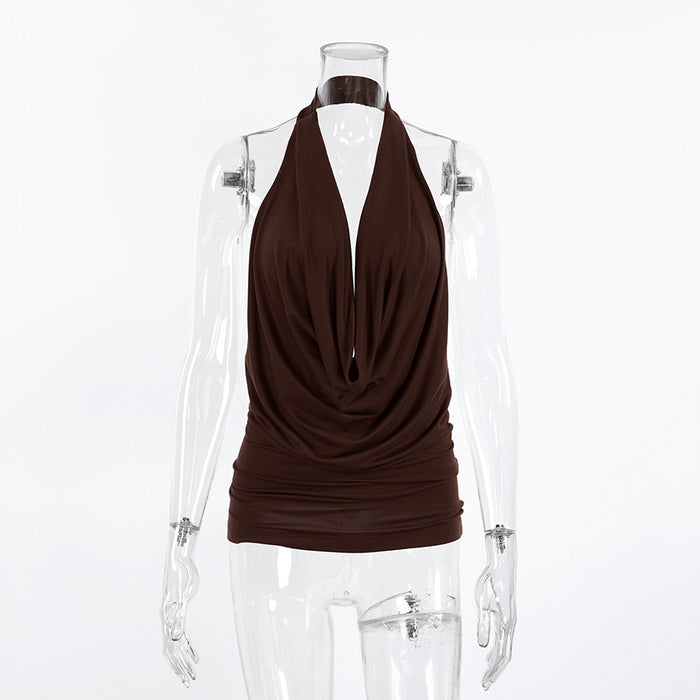 Octavia Top - Brown