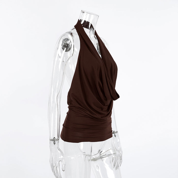 Octavia Top - Brown