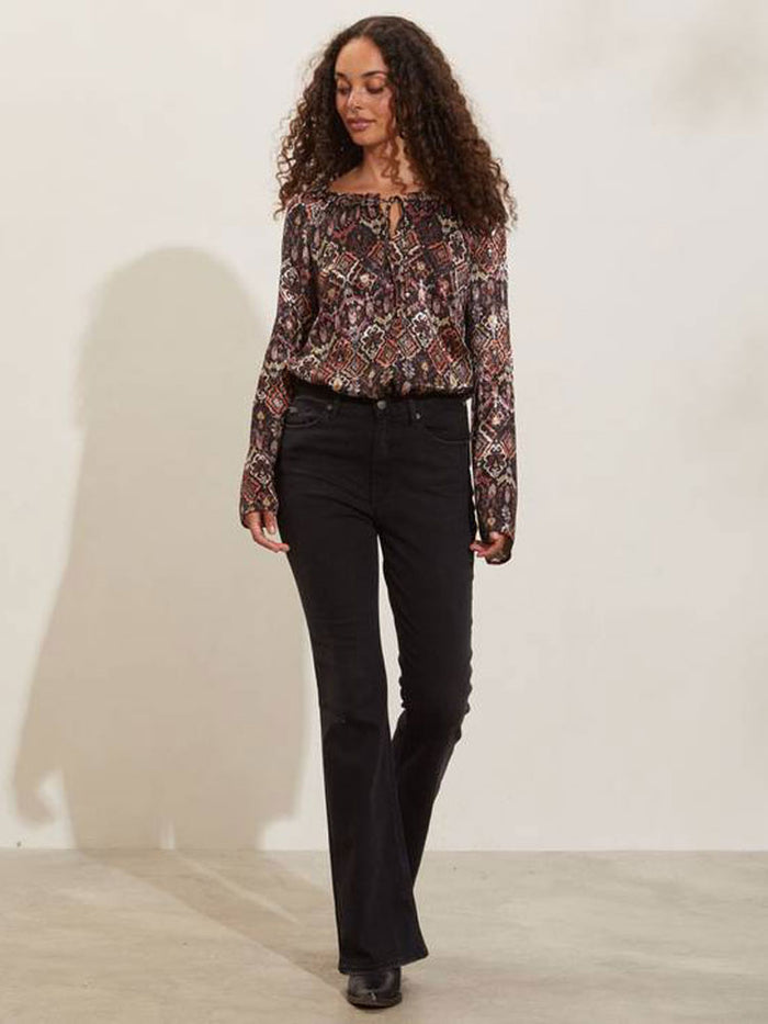 Odd Molly Susanna Blouse Deep Asphalt