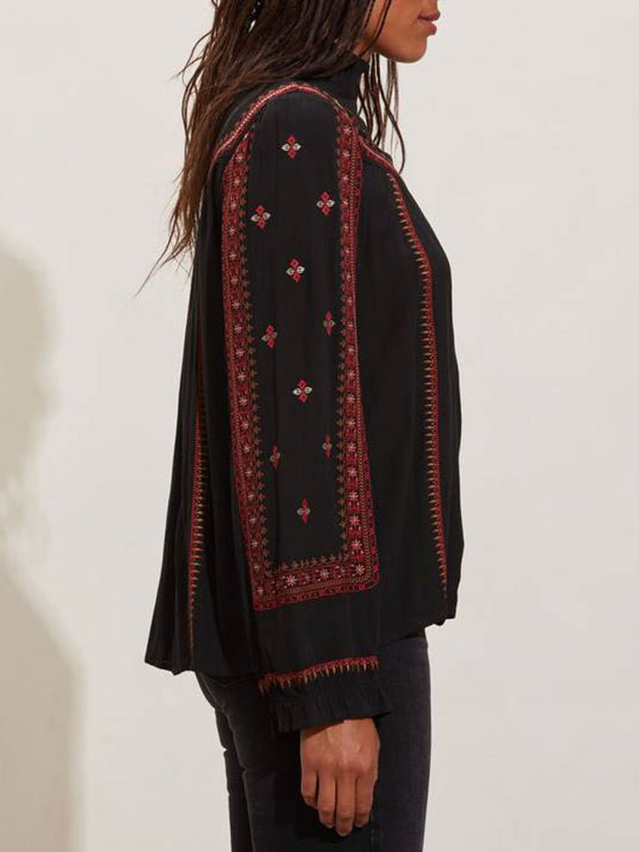 Odd Molly Wanda Blouse Almost Black