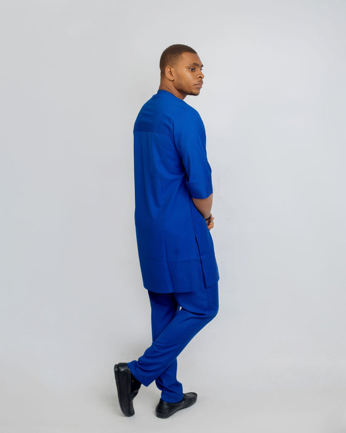 Odogwu Men’s Dashiki Set – Royal Blue