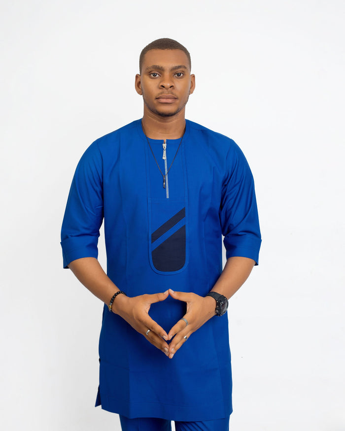 Odogwu Men’s Dashiki Set – Royal Blue