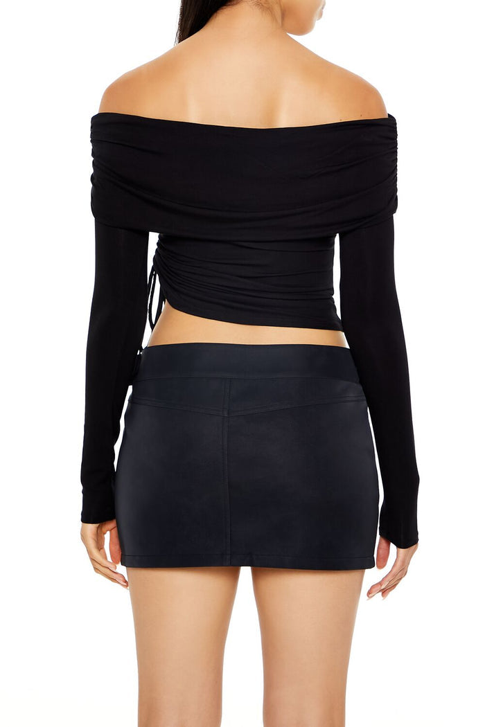 Off-the-Shoulder Crop Top