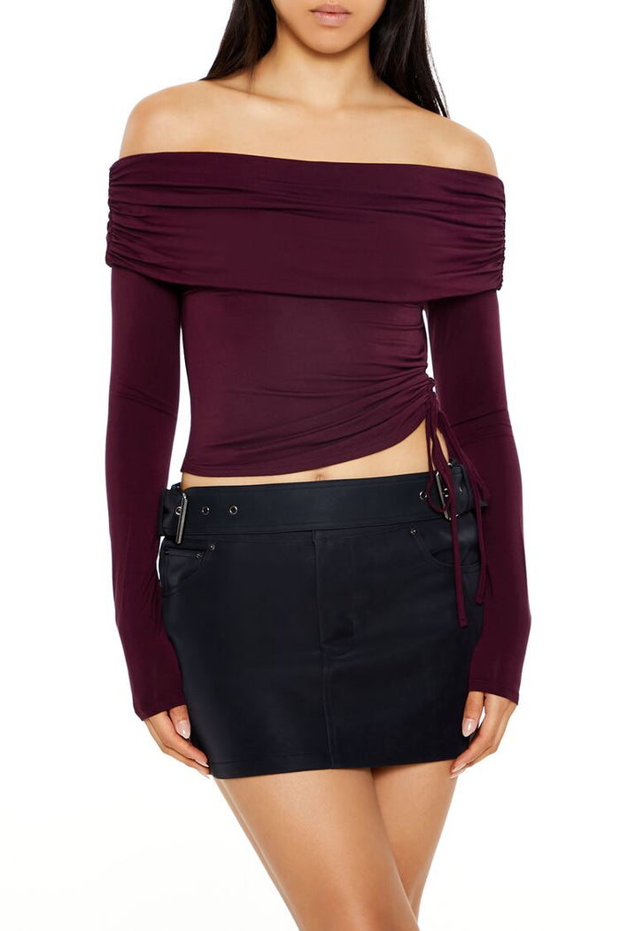 Off-the-Shoulder Crop Top