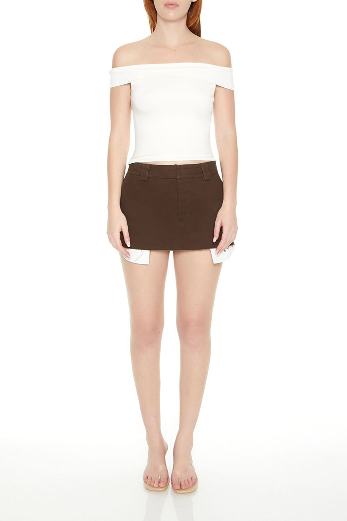Off-the-Shoulder Fitted Top