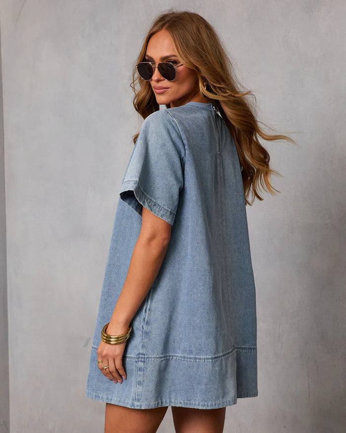 Olin Mini Dress - Blue