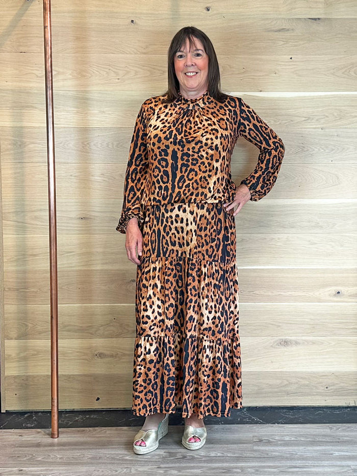Onjenu Griffin Skirt Leopard Print