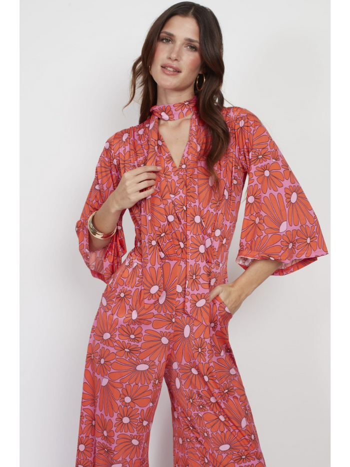 Onjenu Laurie Jumpsuit Daisy Pink