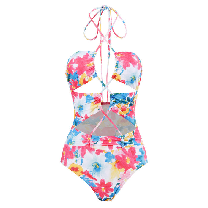 Orchid Drift Swismuit Skirt Set - Pink
