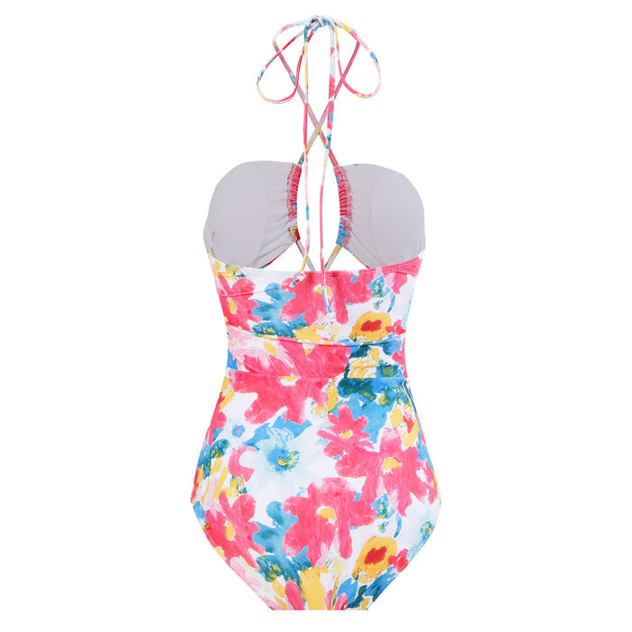 Orchid Drift Swismuit Skirt Set - Pink