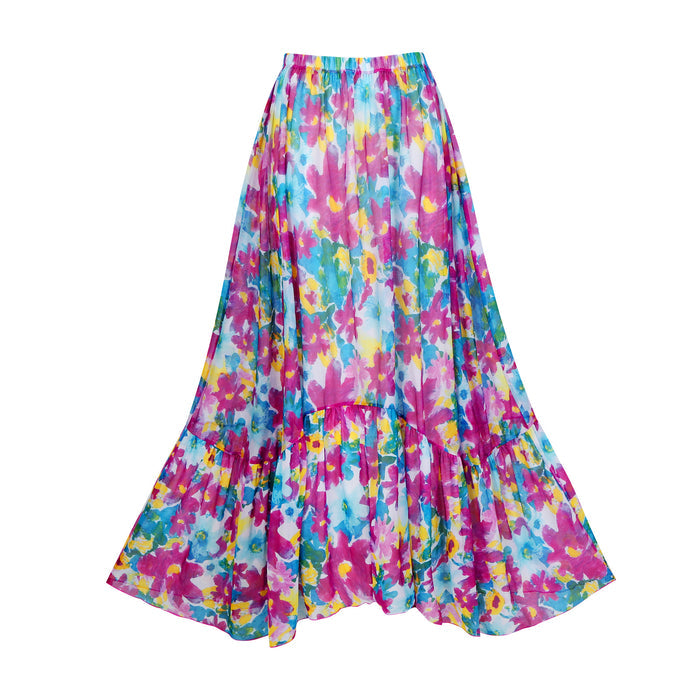 Orchid Drift Swismuit Skirt Set - Purple