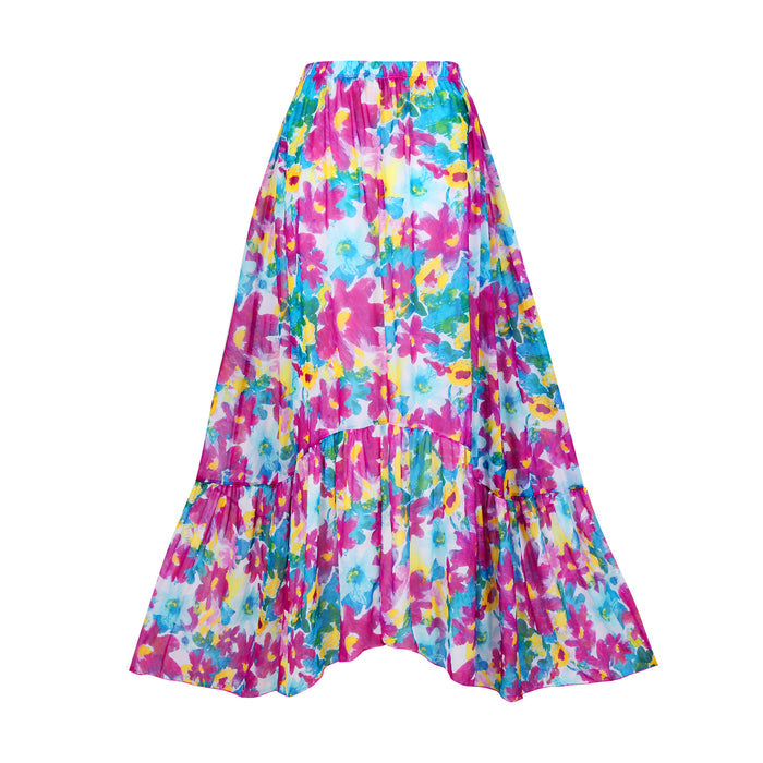 Orchid Drift Swismuit Skirt Set - Purple