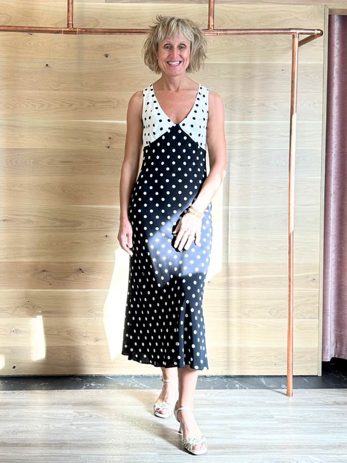Ottod'Ame Patterned Viscose Long Dress Multi