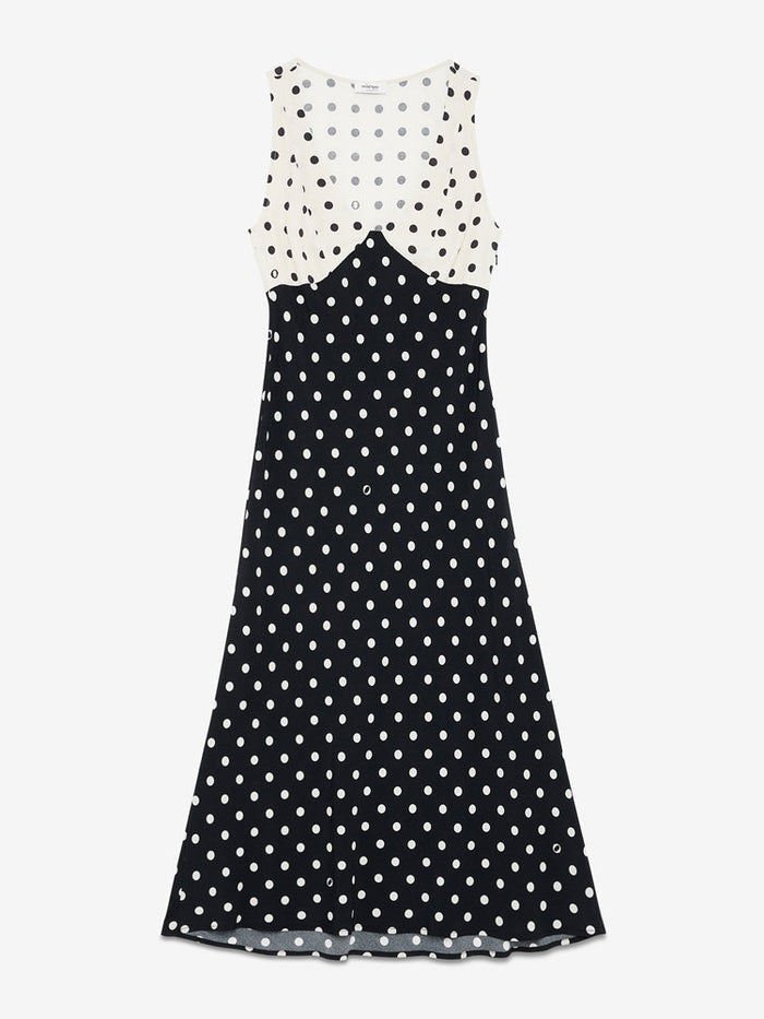 Ottod'Ame Patterned Viscose Long Dress Multi