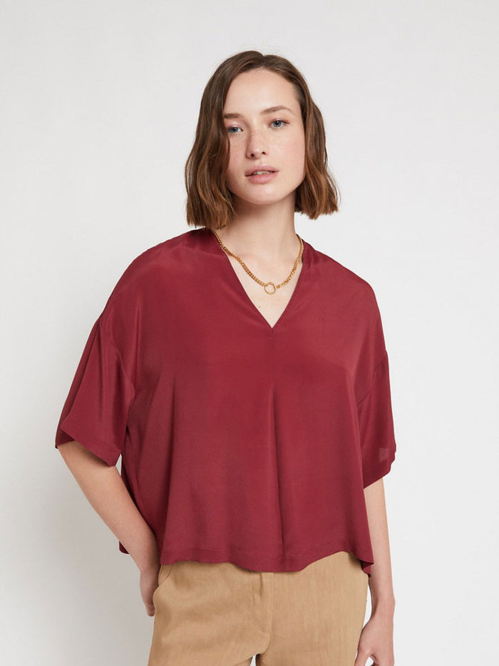 Ottod'Ame Shirt Burgundy