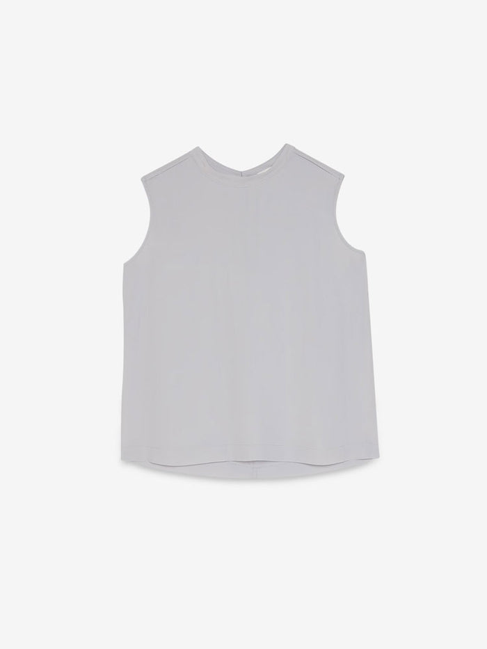 Ottod'Ame Silk Blend Top Oyster