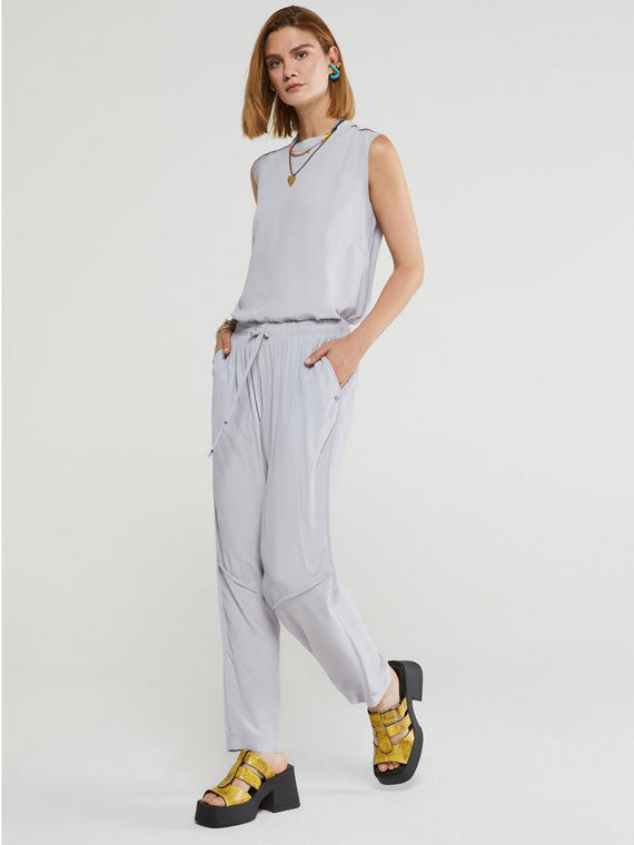 Ottod'Ame Silk Blend Trousers Oyster