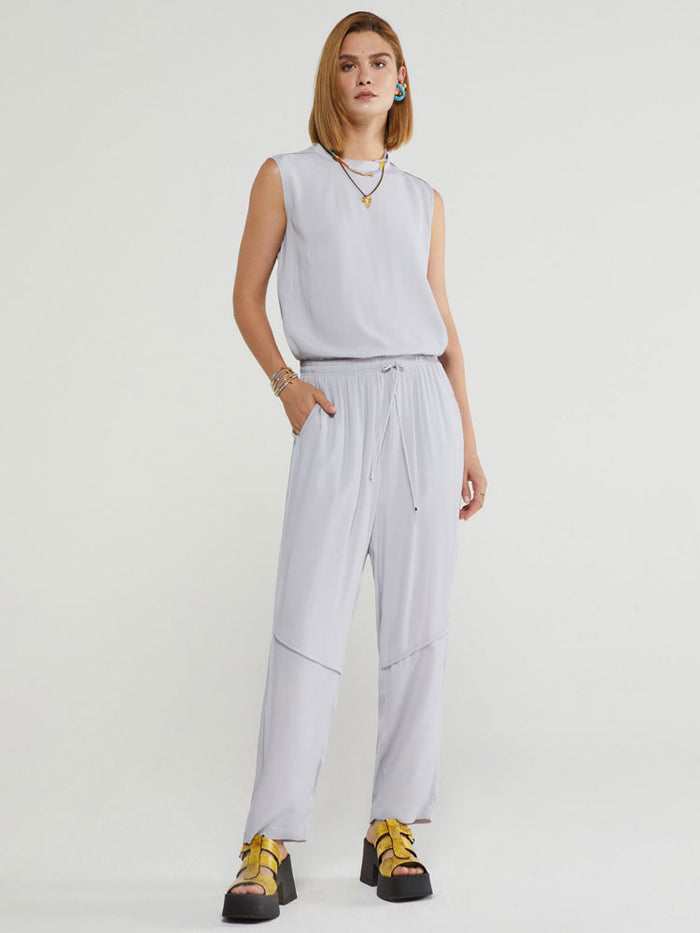 Ottod'Ame Silk Blend Trousers Oyster