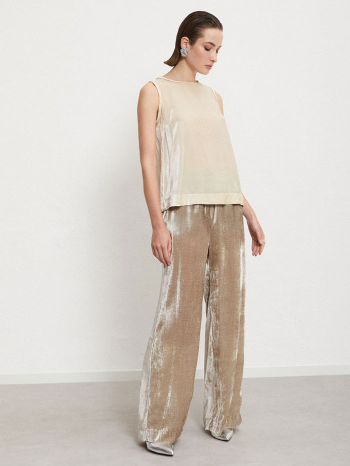 Ottod'Ame Velvet Top Ecru
