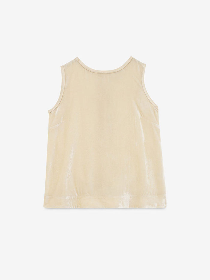 Ottod'Ame Velvet Top Ecru