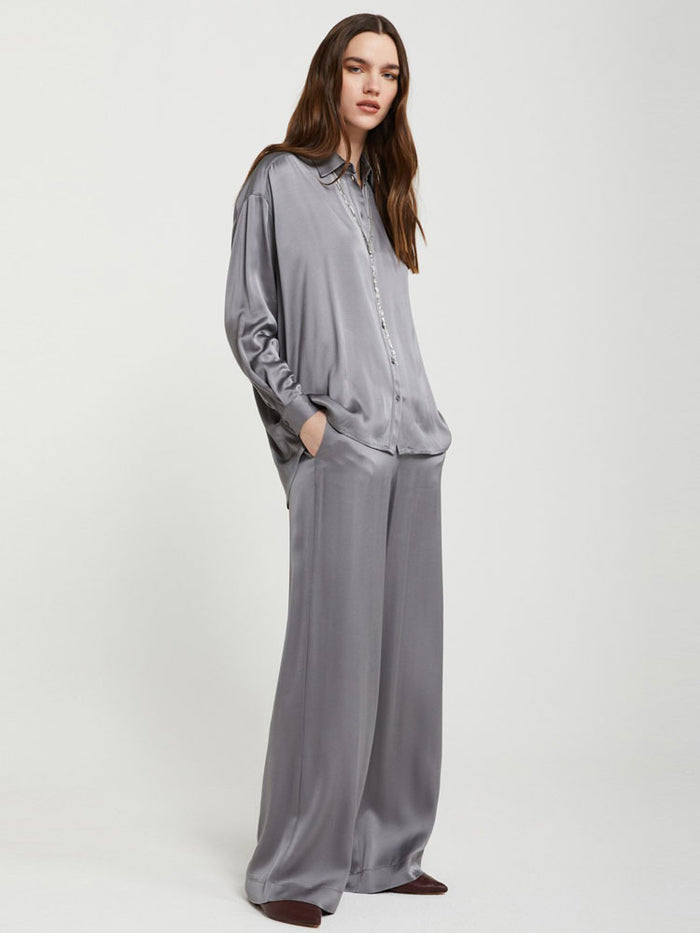 Ottod'Ame Viscose Trousers Grey